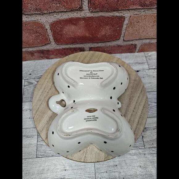 Hannabells by Johnna Elstob for Silvestri Butterfly Condiment Dip Serving Dish - Picture 7 of 9